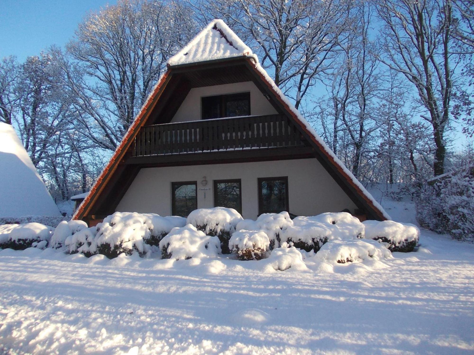 Finnhaeuser Am Vogelpark - Haus Luise マルロー エクステリア 写真